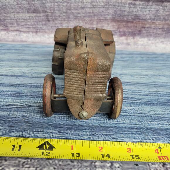 Vintage Arcade Allis-Chalmers tractor diecast heavy missing seat/man rustic - Picture 3 of 8